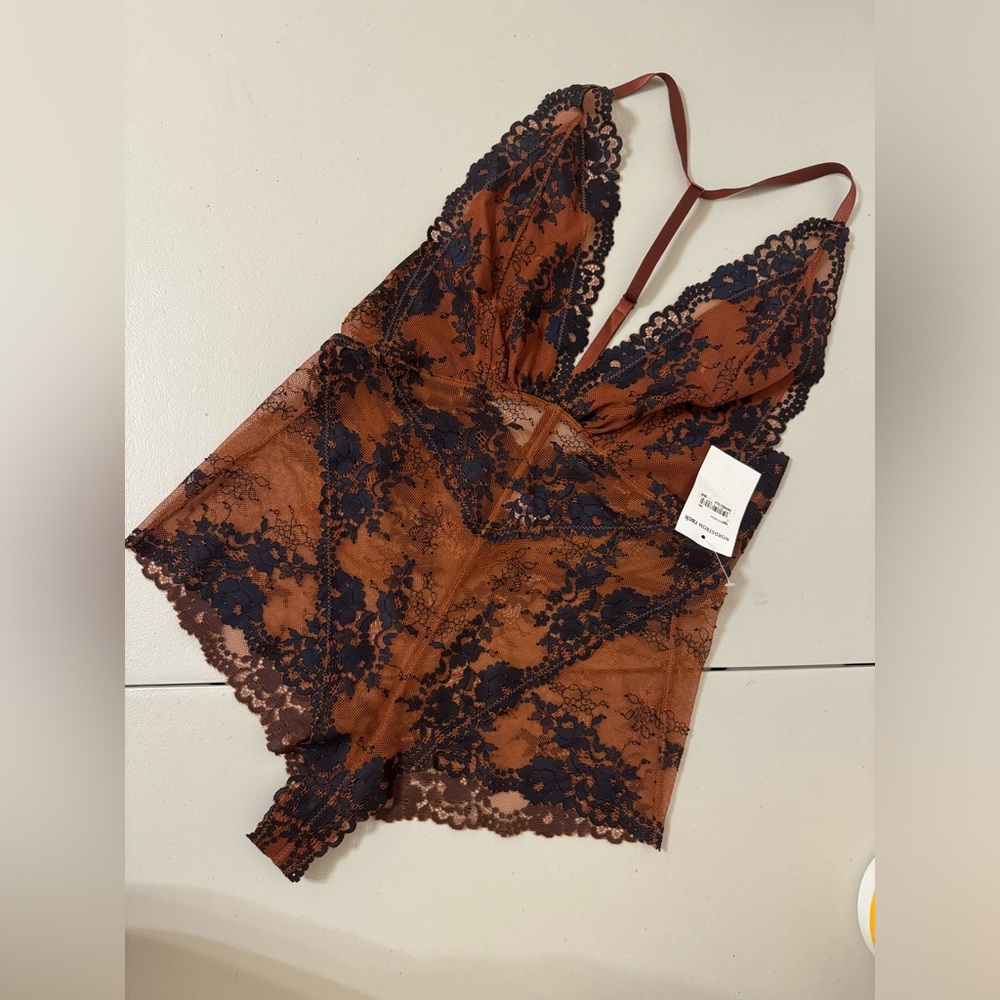 Wishlist Lace Backstrap Teddy